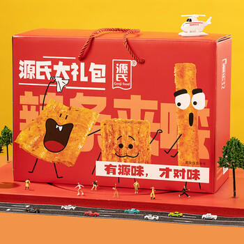 源氏辣条礼盒1960g 娱乐休闲送女友礼物解馋零食大礼包 /休闲食品 /豆干/素食零食 /辣条/面筋制品 商品图5