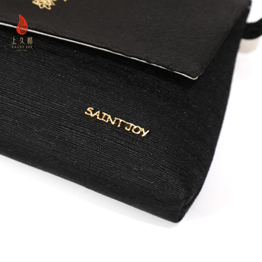 SAINTJOY/上久楷 新中式 女式斜背包 黑金绿蝴蝶  BWS25B1101 商品图3