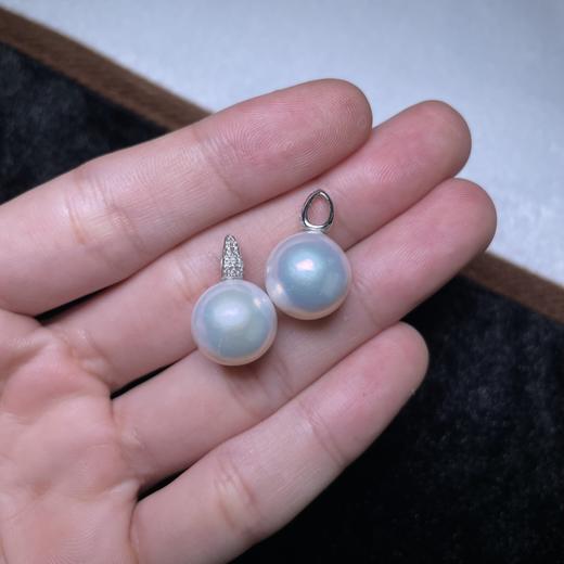 DS925珍珠吊坠-白珠圆珠12.5+mm 商品图0