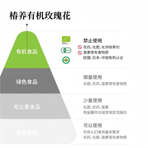 有机玫瑰花冠 3大国际有机认证 拒绝农残污染 花香甜浓泡茶郁撒肝气情绪愉悦 玫瑰花15g/罐 商品图3