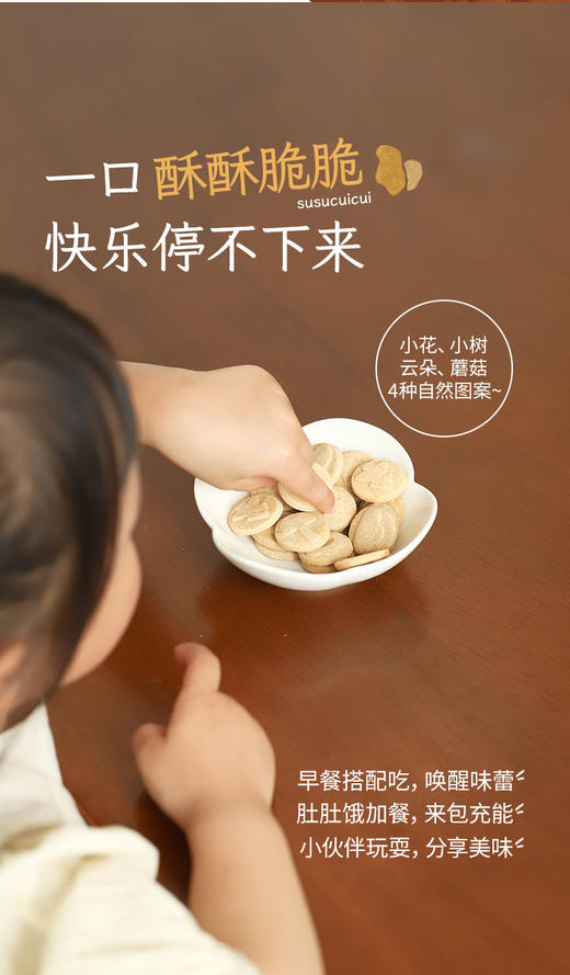 「鸡内金饼干」呵护脾胃娇嫩小朋友 配料干净 0添加糖 商品图5