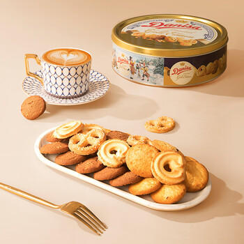 皇冠（danisa）曲奇饼干550g金色礼盒装零食团购早餐下午茶双旦元旦送礼印尼进口 /休闲食品 /饼干 /曲奇饼干 商品图3