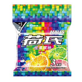 荷氏 薄荷糖 什锦水果味三条装 9粒*条 (102g) 清爽 糖果休闲零食 /休闲食品 /糖果 /薄荷糖