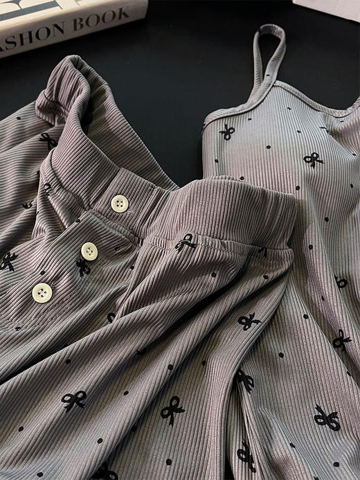 【GZ】无忧购韩版甜美少女睡衣背心短裤可爱性感家居服套装（截单后7天发货) 商品图11