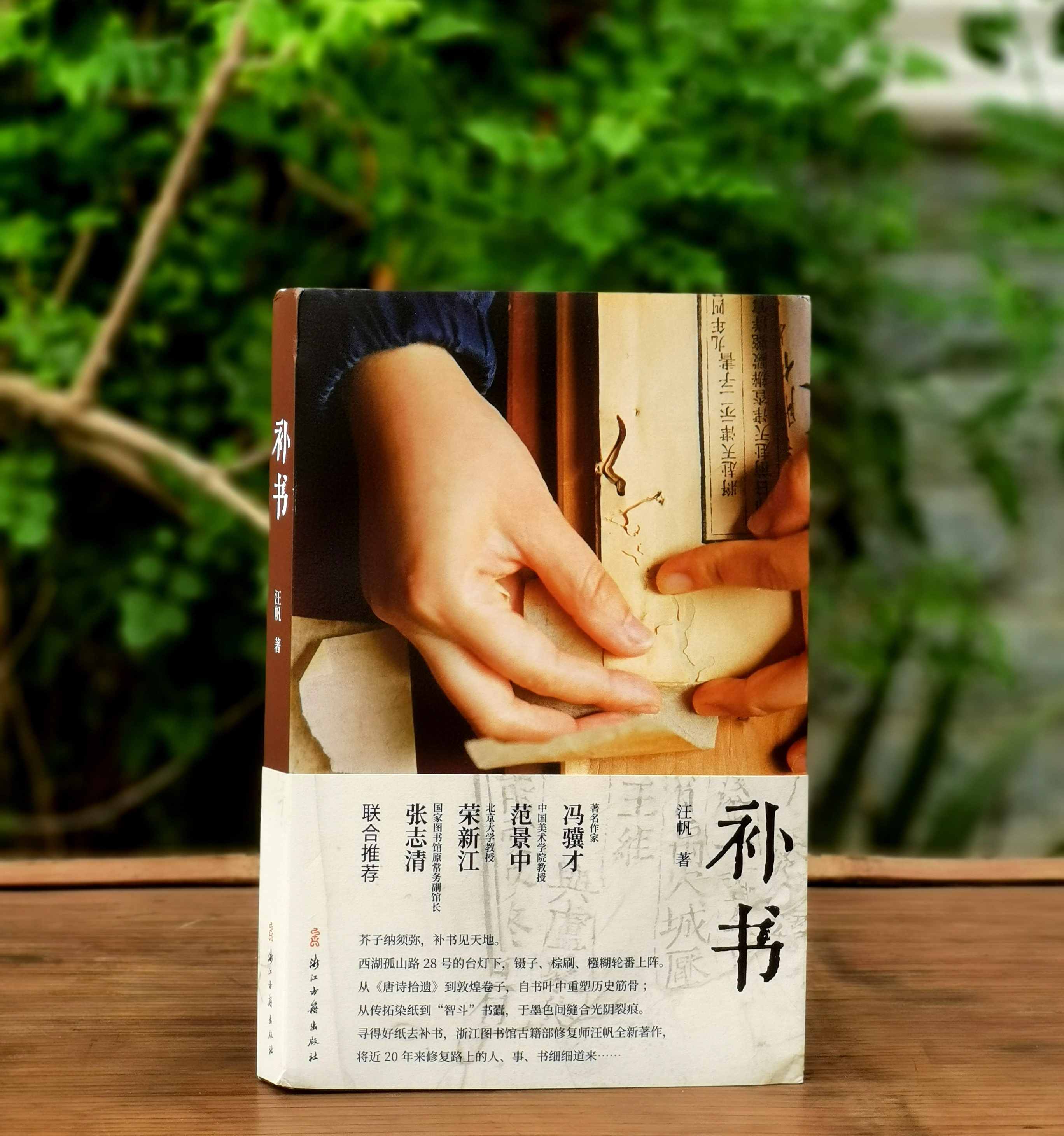 重磅推荐！！《补书》，16开平装，汪帆著，浙江古籍出版社2025年8月一版一印，272页，定价168，签名版128，普通版99元。