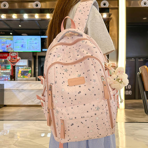 书包初中女生高中生2025新款高颜值大容量中学生双肩包女肩包女孩 商品图5