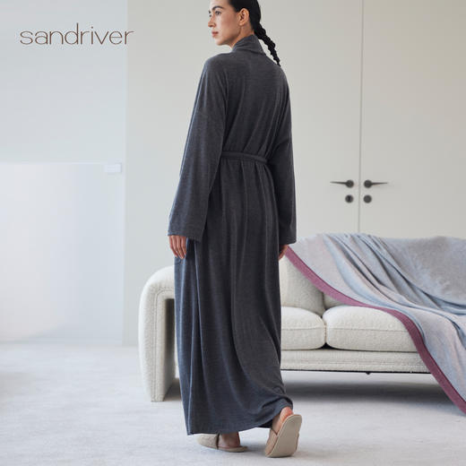 精纺羊绒睡袍  SJF97W036N 商品图3