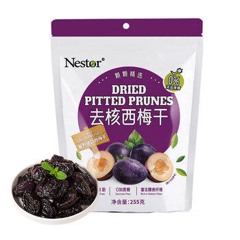 Nestor智利去核西梅干 配料干净无添加蜜饯果干 孕妇儿童休闲零食 255g /休闲食品 /蜜饯果干 /梅子干 商品图1