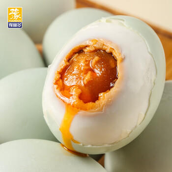 豫林多咸鸭蛋 60g*20枚家庭装 红泥腌制端午节送货团购鸭蛋不咸 /休闲食品 /蛋类制品 /鸭蛋类 商品图4