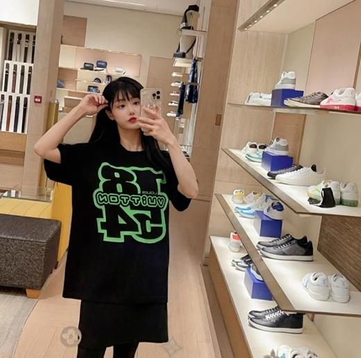 驴家 25ss1854撞色提花针织T恤 男女同款（DY） 商品图0