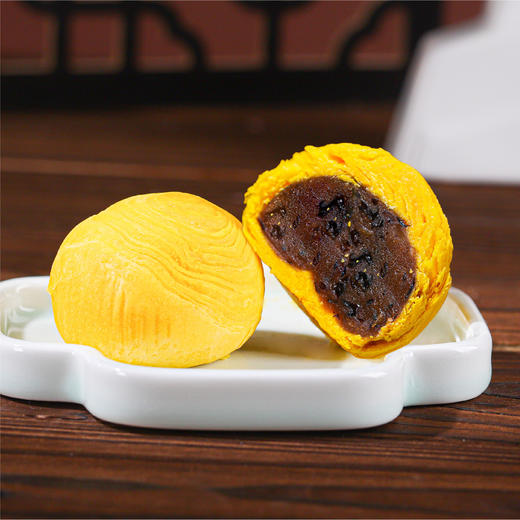 蜂蜜黑米燕麦青稞月饼 商品图0