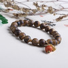 xy0509虎皮纹沉香+南红回纹珠手串 商品缩略图1