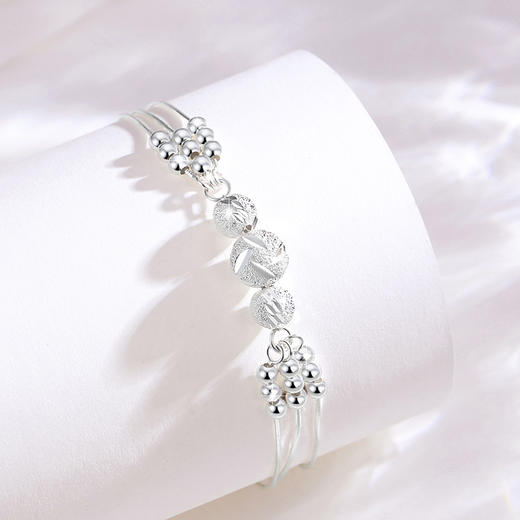 【预售3天】999足银手链女小众设计轻奢款铃铛手环S0196 商品图1