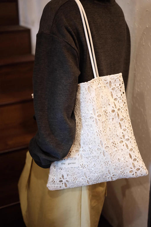 丹麦设计师品牌订单亮片全蕾丝钩花董洁同款包 商品图6