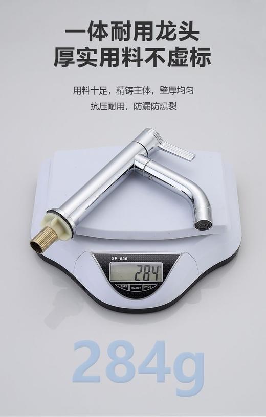 6037潘帕斯单冷可转动龙头-电镀 商品图2