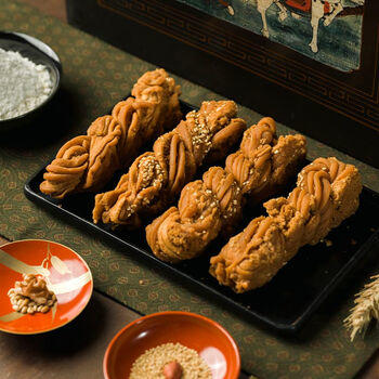 桂發祥十八街麻花礼盒津门老味820g（内含14支）天津特产礼物团购福利 /休闲食品 /中式糕点 /麻花 商品图0