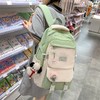 书包女校园风日系女生初中高中生大容量双肩包韩版大学生撞色背包 商品缩略图5