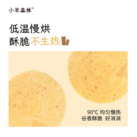 「山药枣香脆脆饼」 85%粗粮谷物饼 脾宝喜欢的养力薄脆 0添加糖 商品图3