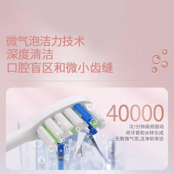 博皓（prooral）【生日礼物】声波电动牙刷护齿压感提醒成人充电式情侣送礼生日礼物 T33白雪 /家用电器 /个护健康 /电动牙刷 商品图2