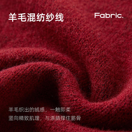 三彩独醒2025秋季新款甜美花朵针织衫毛衫套头斜肩短款小个子F 商品图4