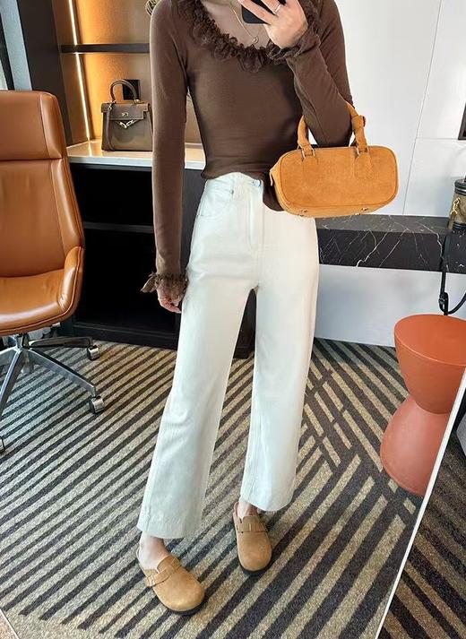 【换季清仓】2025四面弹牛仔裤，显瘦窄版直筒裤！ 商品图0