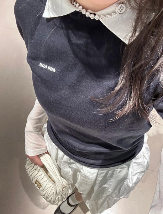 缪缪 珐琅字母满钻项链（EJ） 商品图6