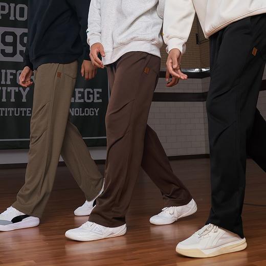 有志者UZIS休闲运动长裤男士篮球训练健身跑步宽松针织直筒裤沙棘 商品图6