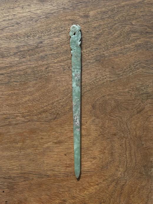 和田青白玉凤鸟钮发簪，顺丰包邮 商品图12