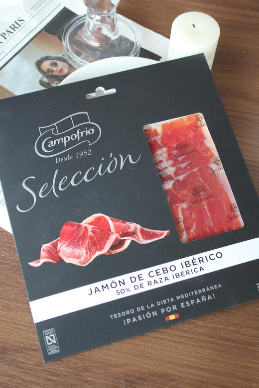 【西班牙国民进口】Campofrio伊比利亚黑猪火腿切片 有效期至26年5月 商品图0