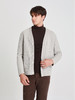 callisto浅暖调海豚灰V领开衫外套 商品缩略图2