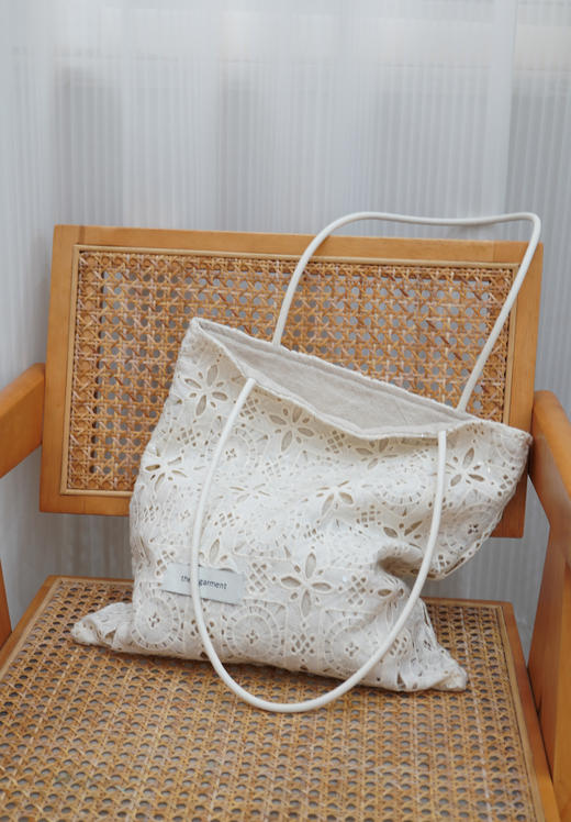 丹麦设计师品牌订单亮片全蕾丝钩花董洁同款包 商品图11