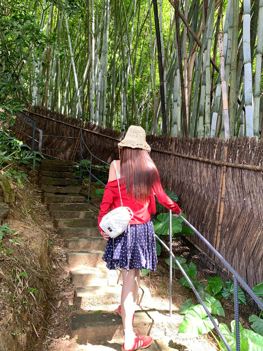 【110元任选2件】最后一波现货！米白色绑带小飞袖短袖 or 藏蓝色波点百褶裙 商品图12