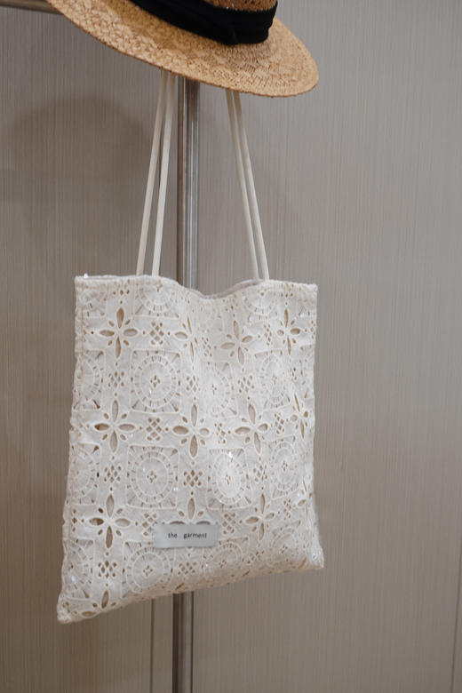 丹麦设计师品牌订单亮片全蕾丝钩花董洁同款包 商品图10