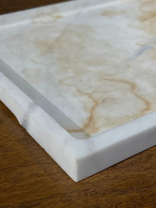 汉白玉雕琢长方形浅盘，顺丰包邮 商品图14