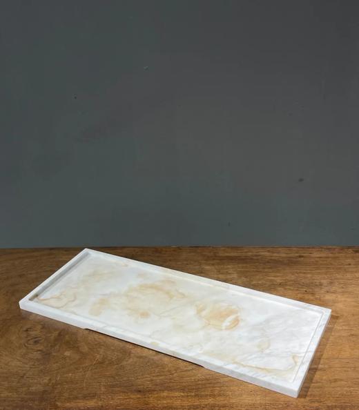 汉白玉雕琢长方形浅盘，顺丰包邮 商品图5