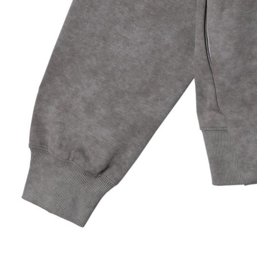 WY1014SDSA男士卫衣2025新款轻奢痞帅男装简约斜拉链连帽上衣网红款衣服 商品图4