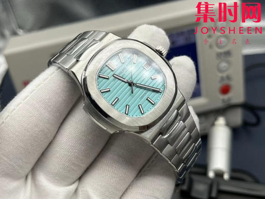 百达翡丽3K鹦鹉螺系列5711 蒂芙尼蓝 男士腕表 推出升级原版机 无噪音刻字版 商品图3