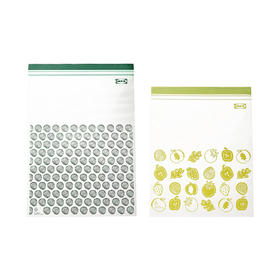 IKEA 密封袋 图案/绿色 6/4.5 公升 30个装