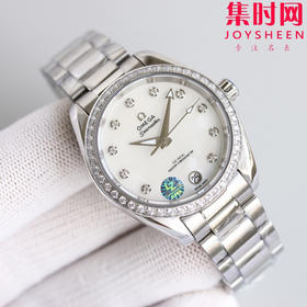 欧米茄 OMEGA RWF海马150米系列 海马女款 女士腕表 表盘直径34mm