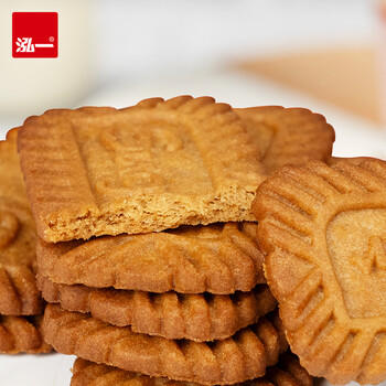泓一比利时风味焦糖饼干1000g 休闲零食曲奇饼干早餐代餐解馋下午茶点 /休闲食品 /饼干 /酥性饼干 商品图2