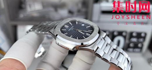 百达翡丽3K鹦鹉螺系列5711 牛仔蓝 男士腕表 推出升级原版机 无噪音刻字版 商品图2