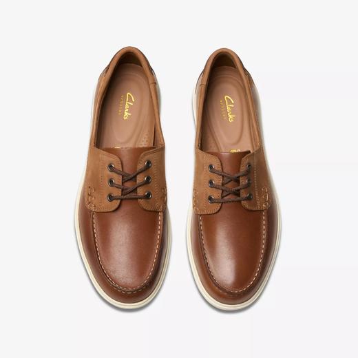 年中好折！Clarks 男士Bratton Boat一脚蹬船鞋 商品图2