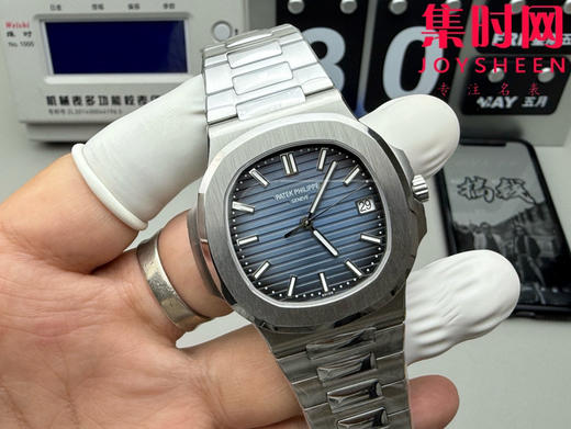 百达翡丽 3K鹦鹉螺系列5811 运动优雅系列 男士腕表（白金版5811/1G-001鹦鹉螺41MM系列）升级原版机无噪音刻字版。 商品图2