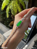 高冰种艳绿福豆手链    89999【5084008】 商品缩略图0