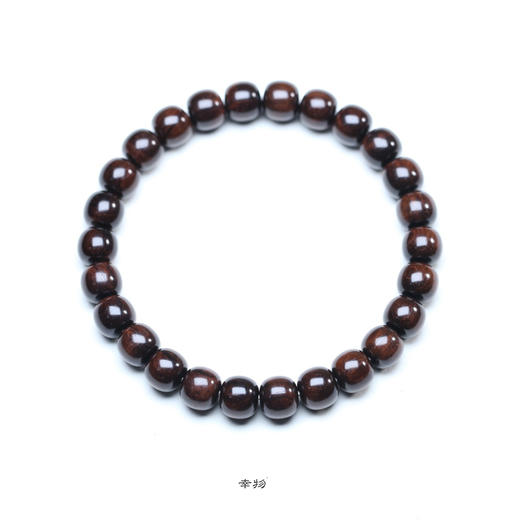 【青山特惠】金标8*8.8mm26颗海南黄花梨沉水紫油梨老料数控精工老型桶珠手串h8 商品图7