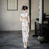 2025春夏新款改良旗袍日常高档修身长款民国风年轻款旗袍7794 商品缩略图2