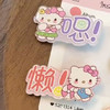 【醒粉福利8.9元10个】搞怪糖果色文字猫咪发夹日系10个 甜美百搭少女风侧边鸭嘴夹发卡发饰 商品缩略图5
