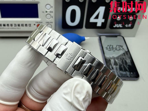 百达翡丽3K鹦鹉螺系列5711 薄荷绿 男士腕表 推出升级原版机 无噪音刻字版 商品图7