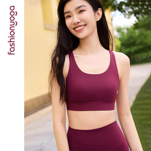 凡圣瑜伽简约塑形一体杯BRA运动内衣 FC13106 商品图11