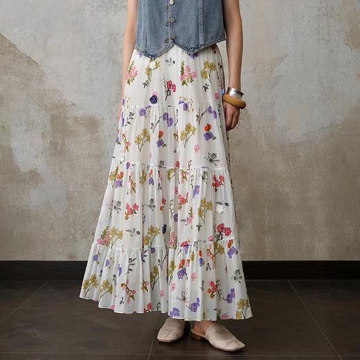 【林栖设计小店】（现货）【手工钩花】婴儿棉半身裙印花2025秋季新款花仙子裙子女1953031 商品图10